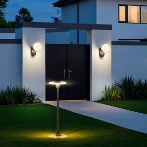 Wall <b>Light</b> Yard Outdoor Waterproof Aluminum LED Wall Lamp Super Bright for Courtyard Garden <b>Door</b> Head Entrance Lighting - Product Image 3