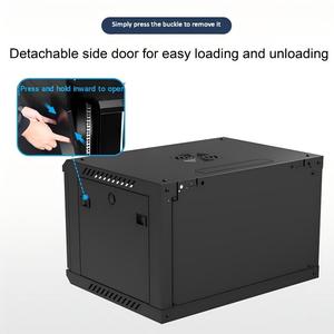 Armoire réseau verticale sur pied en acier SPCC de haute qualité <span class=keywords><strong>19</strong></span> <span class=keywords><strong>pouces</strong></span>, <span class=keywords><strong>coffret</strong></span> de distribution pour serveur <span class=keywords><strong>9U</strong></span> - Product Image 3