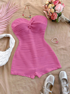 Body ajustado de alta gama para mujer, nuevo modelo, sexy, sin tirantes, mono de una pieza, a la moda - Product Image 4