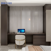 Hôtel Villa de luxe Design tout-en-un Ensemble complet d'armoires de cuisine modernes Plan de design d'intérieur 3D