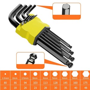 산업용 육각 렌치 9종 세트 단품 육각 만능 드라이버 - Product Image 3