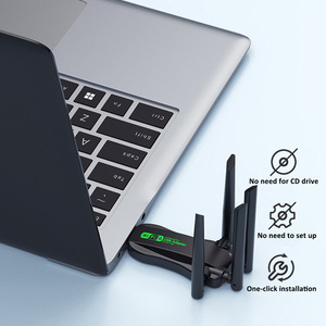 Băng tần kép 2.4G + 5.8GHz 900Mbps Wifi USB Adapter + bt5.0 4 ăng-ten USB3.0 <span class=keywords><strong>Card</strong></span> mạng ax900usb Wifi Adapter PC/máy tính xách tay - Product Image 6