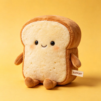 Ensemble de peluches mignonnes : Mouton, Paresseux, Toast Patate Douce, Hibou, Diable – Animaux en peluche doux pour enfants, idéal comme cadeau