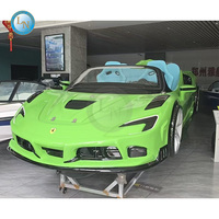 Voiture de sport amphibie commerciale avec moteur de 90 à 115 CV, vitesse de 60 km/h, capacité de charge de 375 kg pour parc d'attractions aquatique flottant