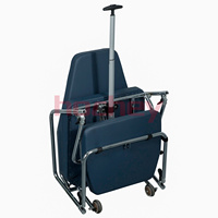 HOCHEY MEDICAL Fauteuil Dentaire Pliant Portable de Qualité Supérieure Unité Mobile Avec Turbine Lumineuse LED