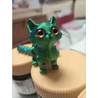 Kucing Lucu Cetak 3D untuk Hiasan Rumah, Ornamen Rumah dengan Sendi Ekor yang Dapat Digerakkan, Dekorasi Ruangan, Dekorasi Mobil Lucu, Dekorasi Meja, Hadiah untuk Pacar