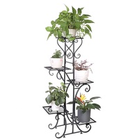 Présentoir de fleurs en métal, 1 pièce, support pour jardin, Patio et bureau, présentoir de fleurs