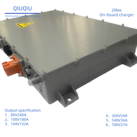 Chargeur embarqué OBC à charge rapide 400V 800V 20KW à refroidissement par air/liquide pour véhicules électriques, voiturettes de golf, chariots élévateurs
