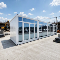 Maison conteneur préfabriquée en acier de qualité supérieure, démontable, pour villa, hôtel, appartement, chantier de construction, design moderne