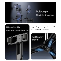 Mini bâton de selfie, télécommande de voyage, outil de caméra pour diffusion en direct, de poche, portable et extensible