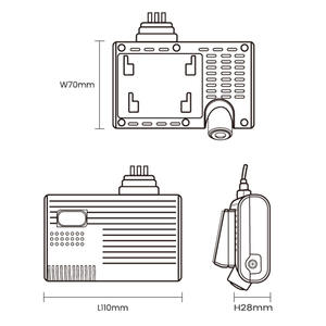 Cámara de salpicadero 4G, advertencia de voz, comportamiento de conducción peligroso, sistema de alarma para coche con seguimiento GPS, detección de fatiga por humo y conducción - Product Image 2