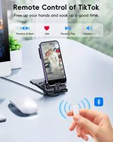   Anillo de Control Remoto para Tiktok, Facebook, Youtube, Control Remoto para Teléfono Inteligente, para Correr, Fitness, Accesorios Móviles