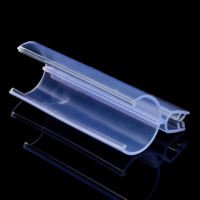 Échantillon gratuit ODM OEM suspendu PVC palette porte-cartes SuperGrip étagère bord signe Clips bande de données porte-billets signe Clips