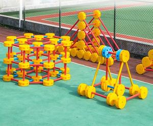 <span class=keywords><strong>Set</strong></span> Combinato Universale di Blocchi Grandi per Asilo Nido, Struttura da Arrampicata Esterna, Kit Artigianale Fantasioso, Giocattolo Educativo Trasformabile - Product Image 5