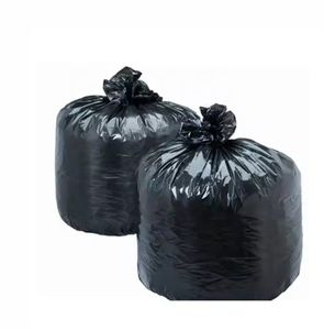 Standard Quality Black Garbage Bag Bin Liner Polyethylene Refuse Sacks Trash Bag for Export Selling From India - Product Image 3