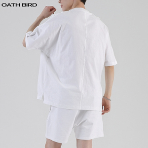 Chất Lượng Cao Nặng Cotton Liền Mạch Boxy Áo Thun Tùy Chỉnh In Ấn Người Đàn Ông Của T-Shirts Đồng Bằng Trống Nặng Quá Khổ Áo Thun Cho Nam Giới - Product Image 4