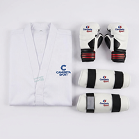 Dobok de Taekwondo style ITF, uniforme d'arts martiaux en tissu polyester-coton, respirant et durable, pour l'entraînement et la pratique, fabricant