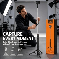 Trépied perche à selfie Xingkelang R17S avec lumière d'appoint LED pour télécommande 5.0, pince de 185 cm pour vlog, diffusion en direct et selfie de groupe