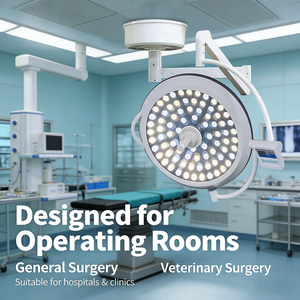 Lámpara Quirúrgica LED para Hospital, Lámpara de Operación Médica sin Sombra, Equipo Veterinario, Montada en Techo, Móvil y Portátil - Product Image 3