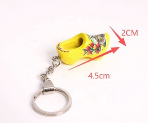 Llavero de zuecos holandeses de madera, miniatura, para bolso, recuerdo de Holanda - Product Image 2