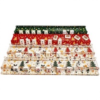 Support et poussoir de Mahjong en acrylique de Noël à bords ondulés de 20 pouces, porte-pièces de Mahjong, accessoires de Mahjong pour le jeu de Mahjong américain