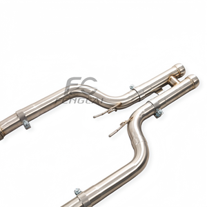 Système d'échappement à haut débit avec downpipe pour Mercedes-Benz W222 S300 S350 S400 S450 S500 3.0T 4.7T, collecteur d'échappement en acier inoxydable SS304 - Product Image 3