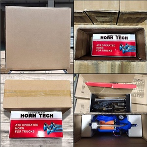 Klaxon de train super puissant 150 dB à 4 trompettes, compresseur d'air à réservoir d'air de 3 L, kit de réservoir coaxial étanche pour voiture, camion, fourgonnette - Product Image 6