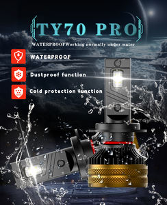 Faros Delanteros LED para Automóvil TOBYS Super Brillantes Canbus Pro 140w 9005 9006 H4 H7 H11 de Alto Brillo - Product Image 3