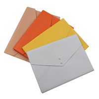 Pochette pour ordinateur portable en cuir PU, porte-documents A4, organiseur de fichiers, enveloppe, portefeuille, cadeau promotionnel d'affaires