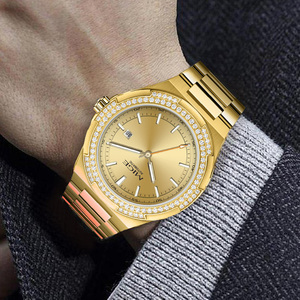 Reloj mecánico personalizado de acero inoxidable con esfera redonda y fecha automática para hombre - Product Image 3