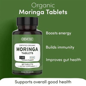 เม็ดมะรุมผ่านการทดสอบในห้องปฏิบัติการ ไม่เคลือบผิว ผลิตภัณฑ์เสริมอาหารสมุนไพรมาลุงเกย์ ซูเปอร์ฟู้ดสีเขียวสำหรับผู้ใหญ่ รับประกันความบริสุทธิ์ เสริมสร้างภูมิคุ้มกัน - Product Image 6