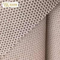 Tejido de malla espaciadora 3D de poliéster 100% de punto por urdimbre, impermeable y transpirable, para la parte superior de la lengüeta de calzado deportivo casual para exteriores, al por mayor