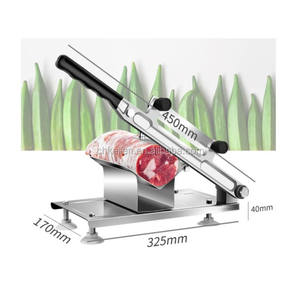 Rebanadora de carne de producción profesional Acero inoxidable - Product Image 2