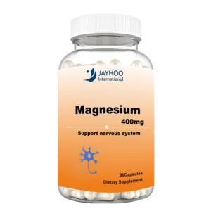 Suplemento de Magnesio para Adultos de Marca Propia, Apoya el Sistema Nervioso, Huesos/Articulaciones, 400 mg, Cápsulas de Suplemento Dietético de Grado Alimenticio - Product Image 1