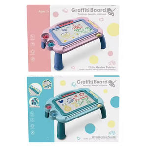 Горячая распродажа, набор для граффити, красочный мультяшный магнитный стол для рисования - Product Image 3