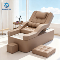 Fauteuil de lavage de cheveux et de spa japonais inclinable avec élévateur électrique pour salon de coiffure et pédicure