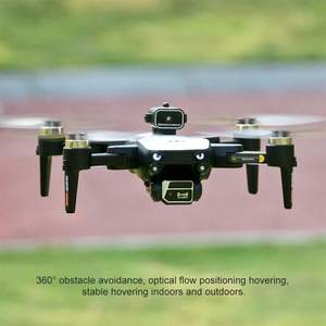 โดรน S2S 4K HD กล้องคู่ มอเตอร์ไร้แปรงถ่าน ระบบหลบหลีกสิ่งกีดขวาง รีโมทคอนโทรล ระดับมืออาชีพ พับเก็บได้ วัสดุพลาสติก FPV/แอป ควอดคอปเตอร์ - Product Image 6