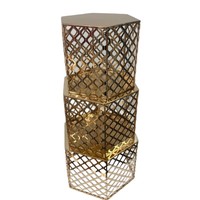 Supports à gâteaux géométriques en fer IMUWEN, 3 pièces, pour présentation de desserts de mariage, décoratifs, vente chaude transfrontalière