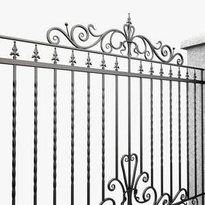 Clôture en fer Offre Spéciale partie fournisseur maison vieille tige clôture en fer bon prix clôture de porte en fer - Product Image 3
