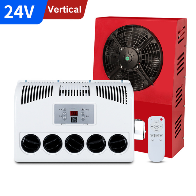 Battery Powered Air Conditioner for Trucks 12000 Btu Split Ac Fits Semi Truck Under Bench and Van Other Air Conditioning System