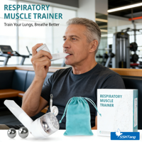 Entrenador Respiratorio Personalizable de Grado Médico OPEP con Vibración para la Eliminación de Mucosidad, Expansión de las Vías Respiratorias y Rehabilitación Pulmonar, con 3 Bolas de Acero