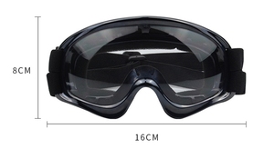 Lunettes de soleil en plastique coupe-vent de style militaire pour <span class=keywords><strong>chien</strong></span> <span class=keywords><strong>avec</strong></span> sangle réglable pour accessoires d'été et de Noël - Product Image 2
