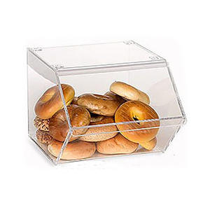 Vitrine de présentation de boulangerie en verre acrylique transparent directement de l'usine pour la vente au détail - Product Image 4