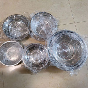 Tigelas de Aço Inoxidável para Cães, Ecológicas, com Borda Lisa e Base Estável, Tigela para Comida e Água para Cães Pequenos, Médios e Grandes - Product Image 6