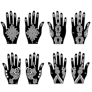 <span class=keywords><strong>Fuente</strong></span> de la fábrica de moda adhesivo Henna <span class=keywords><strong>tatuaje</strong></span> del brillo plantillas - Product Image 3
