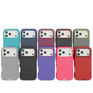 Nouvelle meilleure vente pour <span class=keywords><strong>iPhone</strong></span> 17 Pro étui <span class=keywords><strong>antichoc</strong></span> anti-poussière/anti-chute 3 couches de protection complète robuste étui de protection robuste - Product Image 1