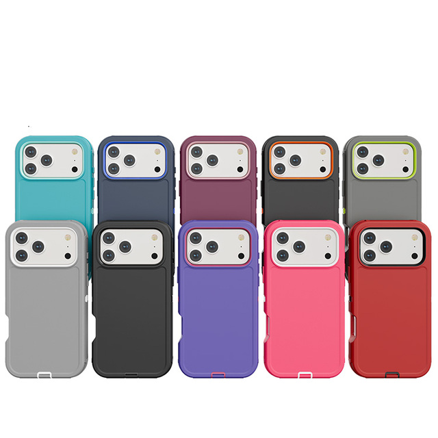 New Best Selling for iPhone 17 Pro Case Shockproof Dust/Drop Proof 3-Layer Full Protective Rugged Heavy Duty Cover Case