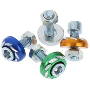 4 pièces universel blanc vert bleu Orange filetage <span class=keywords><strong>plaque</strong></span> d'immatriculation cadre boulons vis zingué pour voiture camion <span class=keywords><strong>plaque</strong></span> d'immatriculation rouge - Product Image 2