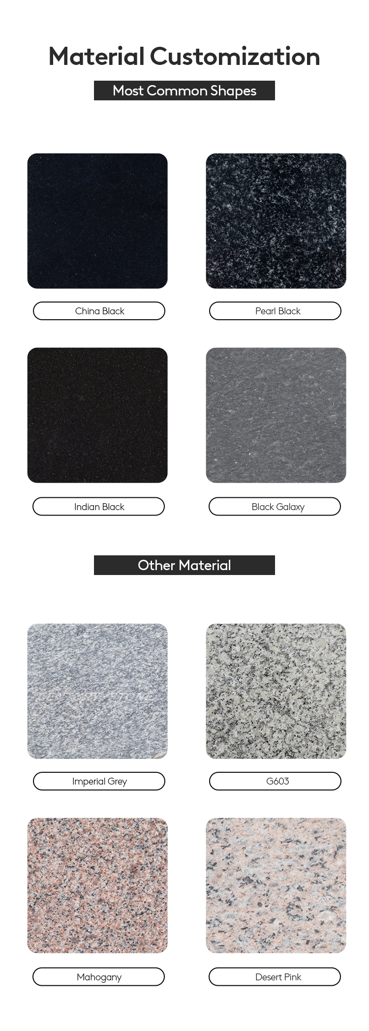 Heart-shaped Stele Carving Memorial Headstone American Style Tombstone