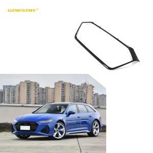 2019-2023 <span class=keywords><strong>Cache</strong></span>-calandre en fibre de carbone sec pour Audi RS7 RS6 C8 ATB <span class=keywords><strong>GRILLE</strong></span> Modification de voiture - Product Image 5